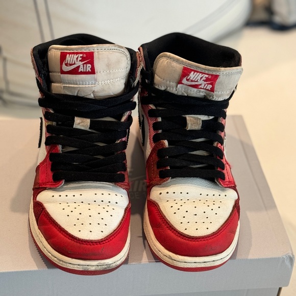 Nike Air Jordan 1 Retro High Across The Spider Verse youth size 4.5 Shoes Marvel - Picture 2 of 6